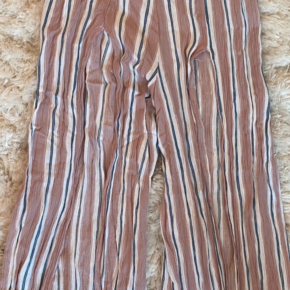 Pink Slit Open Leg Jumpsuit - Picture 4 of 6